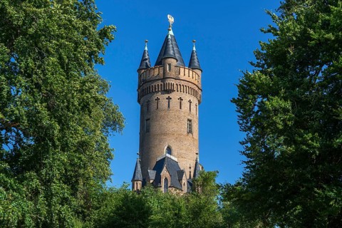 Flatow Tower in Babelsberg Park, Potsdam