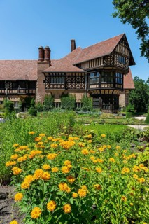 Cecilienhof Palace, location of the Potsdam Conference in the New Garden, Potsdam