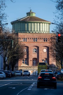 The water tower on Steeler Berg, Steeler Strassen in Essen, one of 8 water tank systems operated by