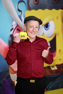 Santiago Ziesmer, German dubbing voice of SpongeBob - German premiere of SpongeBob SquarePants: