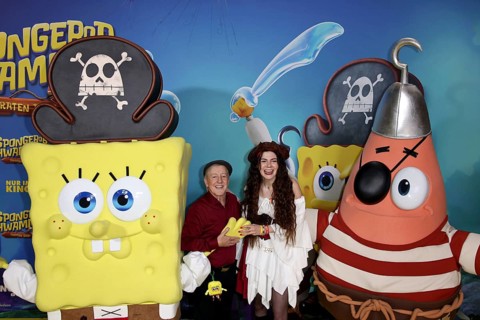 Santiago Ziesmer, German dubbing of SpongeBob and Klaudia Giez - German premiere of SpongeBob