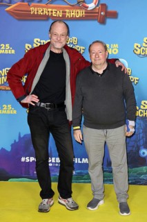 Peter Flechtner and Sven Plate - German premiere of SpongeBob SquarePants: Pirates Ahoy!, cinema in