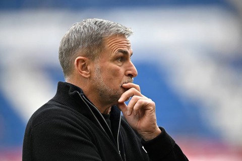 Board of Sports Stefan Kuntz Hamburger SV HSV Portrait thoughtful gesture gesture PreZero Arena,