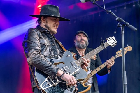 Dylan LeBlanc live at the Orange Blossom Special Festival, Beverungen, Germany