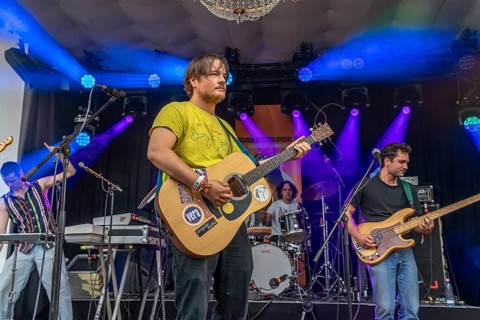 The band Personal coach live at the Orange Blossom Special Festival, Beverungen, Germany