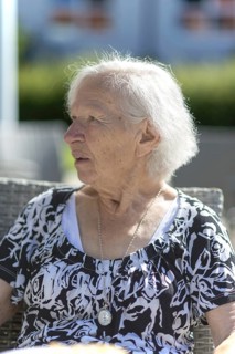 86-year-old woman, retirement home, Jettingen, Baden-Württemberg, Germany