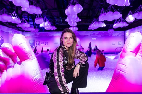 Josephin bush at the opening of Bubble Planet - The Adventure Museum for All Senses at Arena
