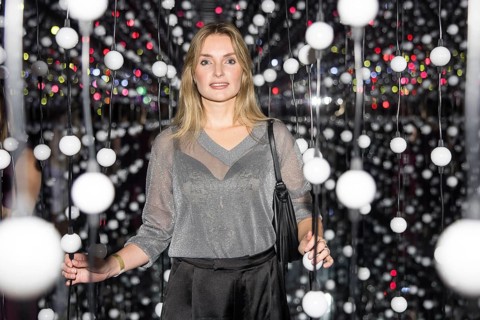 Marie von den Benken at the opening of Bubble Planet - The Adventure Museum for All Senses at Arena
