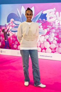 Hadnet Tesfai at the opening of Bubble Planet - The Adventure Museum for All Senses at Arena