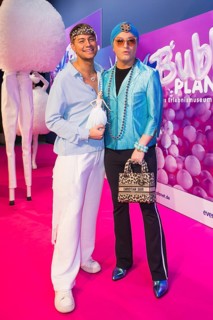 Marcell Damaschke and Julian F.M. Stöckel at the opening of Bubble Planet - The Adventure Museum
