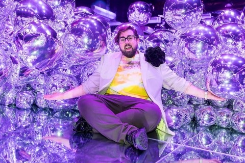 Steven Preisner at the opening of Bubble Planet - The Adventure Museum for All Senses at Arena