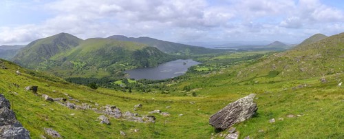 Glanmore Lake, drive to Healy Pass, Coolcreen, Glanmore, Kerry, Ireland