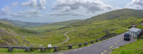 Road at Healy Pass, Clashduff, Adrigole, County Cork, Ireland