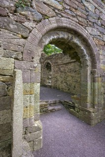 Church Ruins and Ogham Stone, Kilmalkedar, Kerry, Ireland