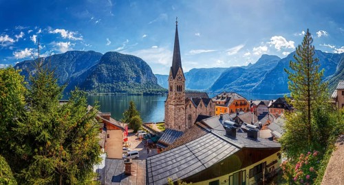 A, Hallstatt, Pano, HDR