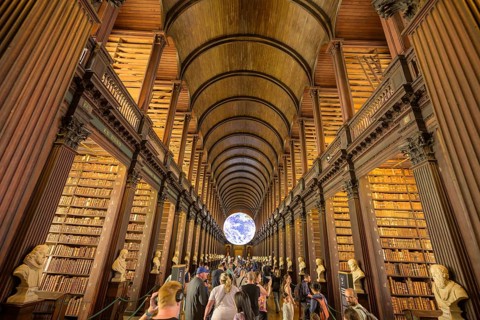 Trinity College Long Room Library, Dublin, County Dublin, Ireland
