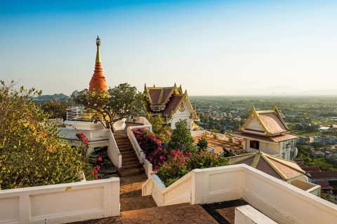 Wat Khao Chong Krachok, Prachuap Khiri Khan, Prachuap Khiri Khan Province, Central Thailand,