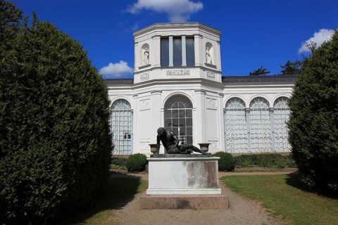 Putbus orangery on the island of Rügen, Vorpommern-Rügen district, Mecklenburg-Western Pomerania,