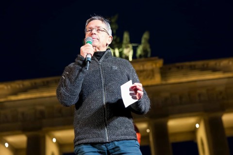 Stefan Rahmstorf (climate researcher at the Potsdam Institute for Climate Impact Research) speaks