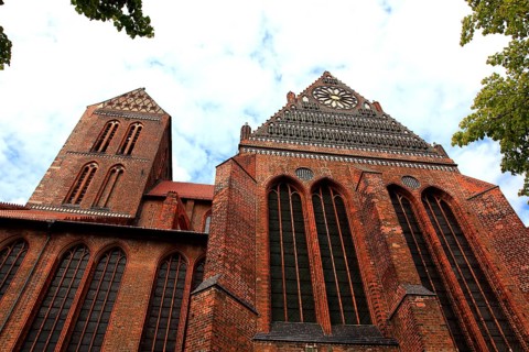 St. Nicholas Church, important building of North German brick Gothic and part of the UNESCO World