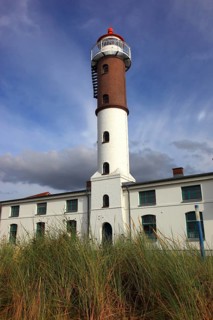 Timmendorf lighthouse on the island of Poel on the Baltic Sea, Northwest Mecklenburg district,