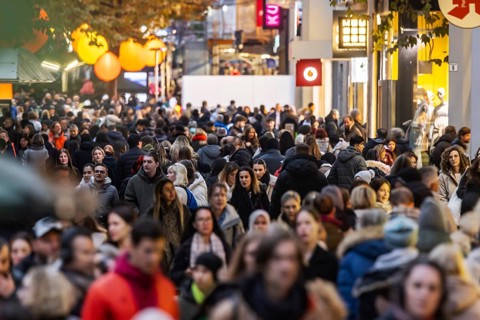 Stuttgart glows in 2025. Long shopping night in the city center. Light installations and other
