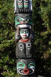 Totem, Totem Pole, Stanley Park, Vancouver, British Columbia, Canada