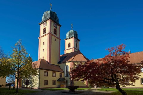 Monastery Church, St. Märgen, Southern Black Forest, Black Forest, Baden-Württemberg, Germany