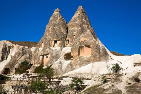 Valley of Lovers, fantastic tuff rock formations, Cappadocia, Turkey