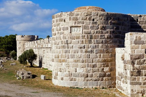 Inner fortification, olive tree, bastion, Neratzia fortress, also Nerantzia, castle, first