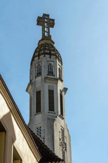 Vichy, listed as World Heritage by UNESCO. Saint-Blaise church, Allier, Auvergne-Rhone-Alpes,