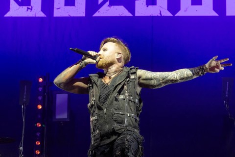 Johannes Johnny Stecker, Singer, Soulbound, Metal Band, D, live at Columbiahalle Berlin on 10