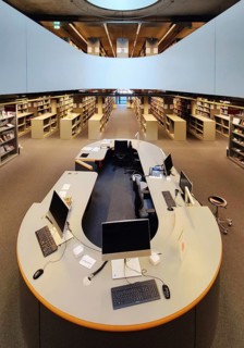 Philologische Bibliothek der Freien Universität Berlin, auch Berlin Brain genannt weil das Gebäude