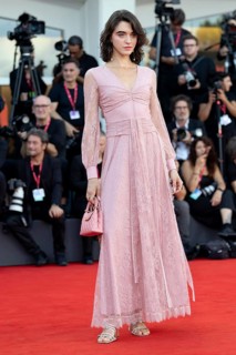 Venice, Italy - 2 September 2025: Guest during the red carpet of - A house of Dynamite - during the