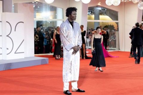Venice, Italy - 3 September 2025: Benjamin Clementine during the red carpet of - Cartier Glory To