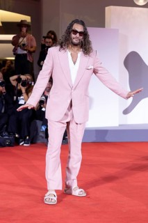 Venice, Italy - 3 September 2025: Jason Momoa during the red carpet of - Cartier Glory To The