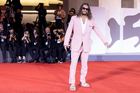 Venice, Italy - 3 September 2025: Jason Momoa during the red carpet of - Cartier Glory To The