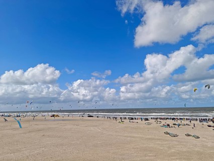 California kitesurfing Masters 2025 at the edge of the UNESCO World Heritage Wadden Sea, North Sea,