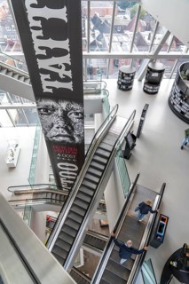 The Forum Groningen, public cultural and educational centre on the Nieuwe Markt, in the old town,