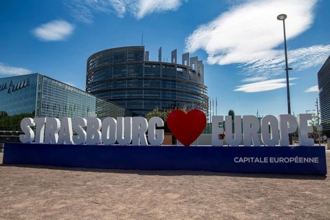 The European Parliament in Strasbourg
