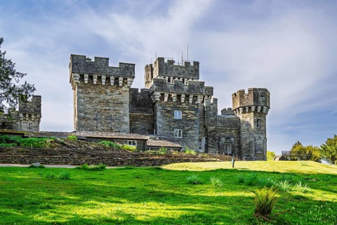 Wray Castle, Lake Windermere, Ambleside, Lake District, Cumbria, England, United Kingdom