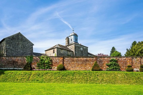 Sizergh Castle and gardens, Helsington, Cumbria, England, United Kingdom