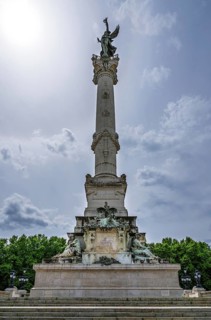 Fontaine du Char du Triomphe de la Concorde, Place des Quinconces, Bordeaux, Gironde,
