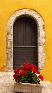 France, French Riviera, Eze Village scenic views and old town streets
