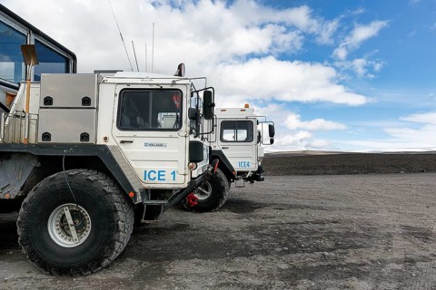 MAN KAT1 8x8, lorry from Maschinenfabrik Augsburg-Nürnberg, glacier tour with special vehicle,