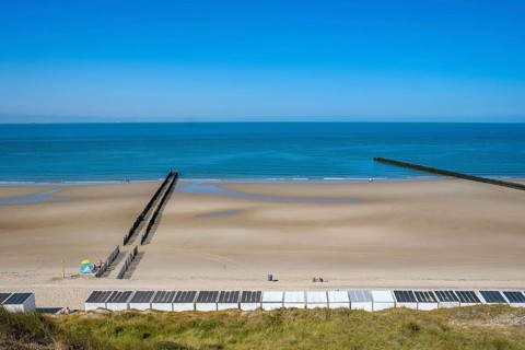 Westkapelle, Zeeland, Netherlands - Westkapelle beach near Domburg