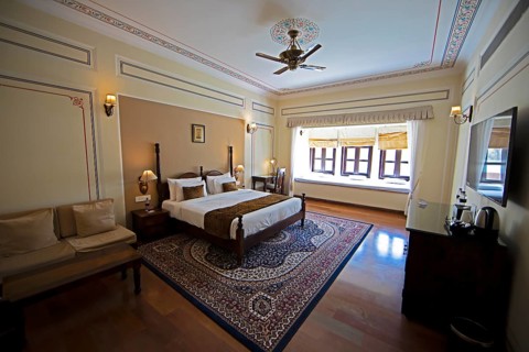 Luxurious room at The Tigress Ramthambore, Sawai Madhopur, Rajasthan, India