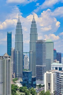 Kuala Lumpur city skyline, Malaysia, Asia