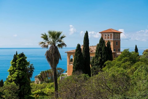 Botanical Garden, Giardino Hanbury, La Mortola, near Ventimiglia, Riviera dei Fiori, Liguria, Italy