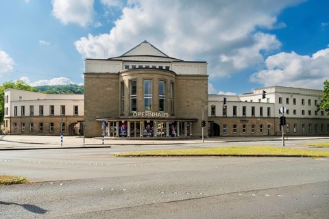 The opera house in Wuppertal Barmen, Germany